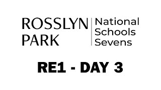 LIVE  Rosslyn Park National School Sevens 2023  RE1 day 3 [upl. by Ahseel]