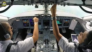 JUST ENJOY Interjet Sukhoi Superjet planes ULTIMATE COCKPIT MOVIE AirClips full flight series [upl. by Emelina621]