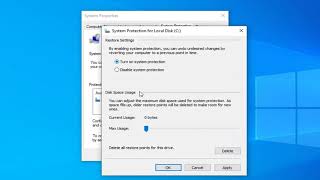 How To Enable The System Restore Protection in Windows 1087 Tutorial [upl. by Tonry894]