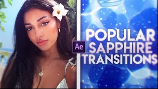 Most Popular Sapphire Transitions on After Effects [upl. by Nittirb317]