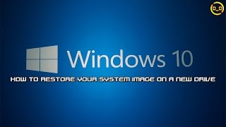 Windows 10 Backup How To Restore Your System Image On A New Drive [upl. by Ynnad520]