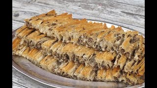 Mesna Pita Harmonika Accordion Fan Meat Pie  Sašina kuhinja [upl. by Edyaj466]