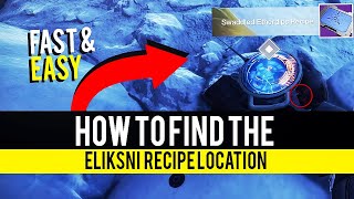 Eliksni Recipe Location The Pigeon Provides Quest Step 1 Guide  Destiny 2 The Dawning 2021 [upl. by Elleuqram]