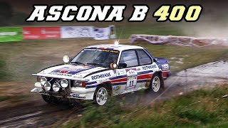 1980 Opel Ascona B 400 Group 4 amp Group B  powerslides intake sounds and action [upl. by Otineb]