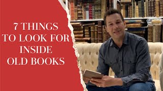 7 DISCOVERIES INSIDE RARE BOOKS Some of the things that rare book dealers keep their eyes open for [upl. by Sorvats162]