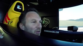 The Red Bull Racing Simulator Challenge Christian Horner [upl. by Sices]