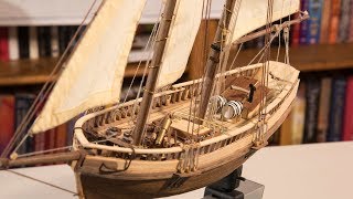 Virginia 1819 model boat [upl. by Nonnairb736]