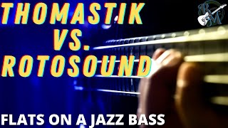 ThomastikInfeld VS Rotosound  Flats on a Jazz Bass [upl. by Anastatius]