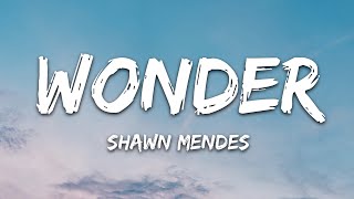 Shawn Mendes  Wonder Lyrics [upl. by Nnarefinnej]