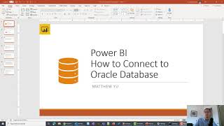 Power BI How to Connect to Oracle Database Part 2 [upl. by Margy1]