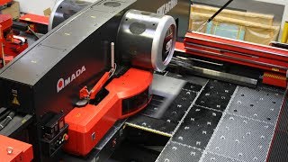 Fully Automated Sheet Metal Punching [upl. by Imyaj]