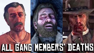 Red Dead Redemption 2 amp 1  All Gang Members Deaths from Davey to Abigail PC 4K [upl. by Noraj]