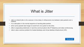 What is Jitter Jitter in networking [upl. by Ludlow]