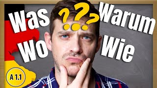 Basic German Question Words  All A1 Question Words You Need to Know [upl. by Welsh285]