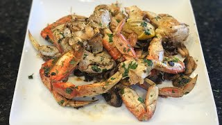 Sautéed Dungeness Crab Recipe [upl. by Balduin]