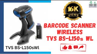 TVS Wireless Scanner BSL 150S Wireless Barcode Reader Bluetooth How To Connect Use In Inventory Mode [upl. by Edlitam]