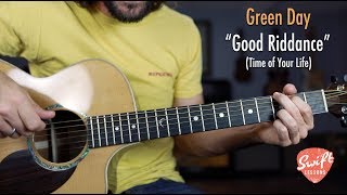 Green Day quotGood Riddancequot Guitar Lesson  Easy Beginner Songs [upl. by Shermy]