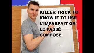 KILLER TRICK to work out if LIMPARFAIT or LE PASSÉ COMPOSÉ [upl. by Reiss]