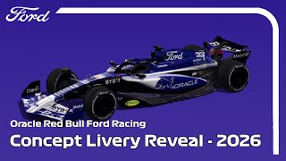 Oracle Red Bull Ford Concept Livery Reveal [upl. by Ilak14]