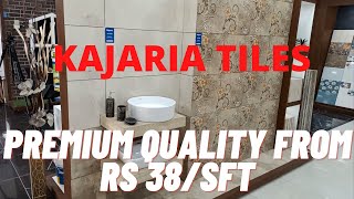 Kajaria tiles For elevation bathrooms floors walls Pricing starts at Rs 38sft [upl. by Ardnassela]