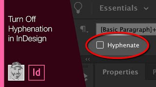 Turn Off Hyphenation in InDesign [upl. by Atarman]