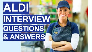 ALDI Interview Questions amp Answers 5 TOP TIPS Questions and Answers [upl. by Isiahi]