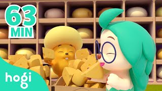 Going to market and more  Compilation  Sing Along with Hogi  Nursery Rhymes  Pinkfong amp Hogi [upl. by Namien683]