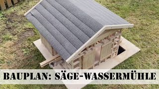 Bauplan Wassermühle mit Sägewerk [upl. by Darya]