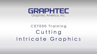 Cutting Intricate Graphics on the CE7000 [upl. by Hardi]