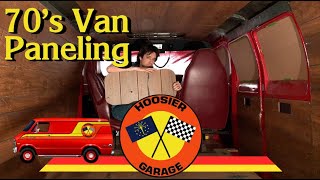 1970s Custom Van Paneling  Hoosier Garage [upl. by Rehotsirk]