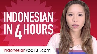 Learn Indonesian in 4 Hours  ALL the Indonesian Basics You Need [upl. by Gisele]