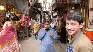 Walking in Lahore Pakistan Walled city OLD TOWN [upl. by Dunham]