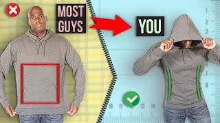 How To EASILY Make A Hoodie SLIM Fit [upl. by Akaenahs]