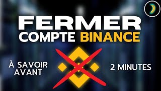 Comment Fermer un Compte Binance TUTO Tutoriel Crypto Simple [upl. by Aifos]