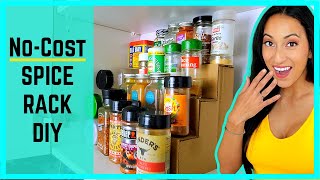 DIY Spice Rack Organizer  How to make a Spice Rack DIY from Cardboard [upl. by Abad]