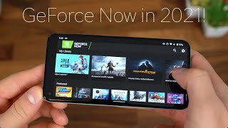 The Best Way to Mobile Game GeForce Now in 2021 [upl. by Nosnevets208]