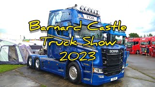 Barnard Castle Truck Show 2023 [upl. by Yelssew]