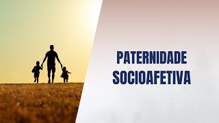 Paternidade socioafetiva [upl. by Thorwald977]