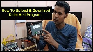 How to Upload and Download Program From Delta Hmi  Basic Plc Part 4 [upl. by Sebastian]