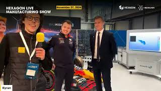 Oracle Red Bull Racing at Hexagon Live Manufacturing Show [upl. by Wasson549]