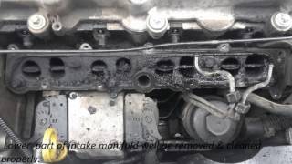 EGR Valve Properly Cleaning Procedure on Opel Vauxhall 20 or 22 DTI [upl. by Eyllib30]