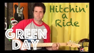 Guitar Lesson How To Play Hitchin A Ride by Green Day [upl. by Hodges]