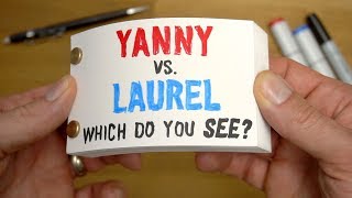 Yanny vs Laurel FLIPBOOK  Which do you SEE [upl. by Kris]