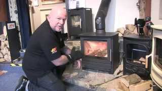 Lighting A Wood Burning Stove [upl. by Atsirhcal]