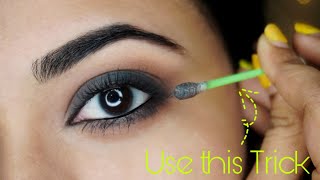 Smokey Eye with Kajal for Beginners  Use this trick for perfect classic smokey eye in just 5 min [upl. by Negrom285]