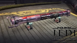 All Lightsaber Materials │Star Wars Jedi Fallen Order [upl. by Arita]