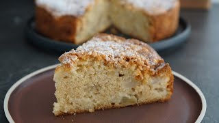 Recette Gâteau Pommes et poires de grandmère bien moelleux [upl. by Mandle]