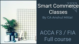 ACCA F3FIA  Chapter 16  Trial balance and rectification of errors Part 1 HINDI [upl. by Oznerol950]