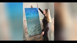 Painting Tropical Shallow Water in Oils [upl. by Raval358]