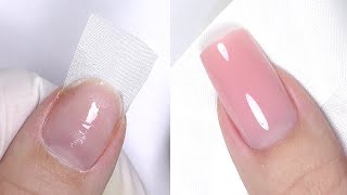 Silk Wrap Nail Extensions Tutorial [upl. by Bencion]